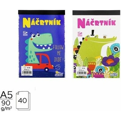 Náčrtník A5-40listů N54