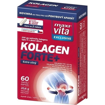 MaxiVita Exlusive Kolagen Forte+ extra silný 60 kapsúl