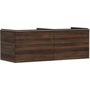 Hansgrohe Xelu Q - Шкафче за умивалник, 50x136x55 см, 2 чекмеджета, тъмен орех/хром 54069000 (54069000)