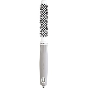 Olivia Garden Expert Blowout Shine Round Brush White & Grey 15 mm