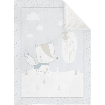 KikkaBoo Супер меко бебешко одеяло с шерпа 110/140 см Little Fox (31103020140)