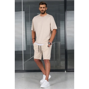 Madmext Мъжки спортен комплект 5668 - Бежов #324117 (324117_Бежов)