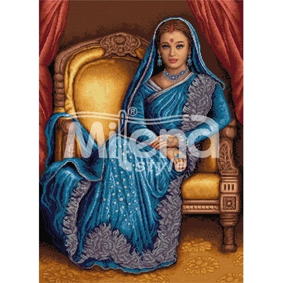 Milena Style Индийски чар - гоблен със схема конци dmc 1: 1