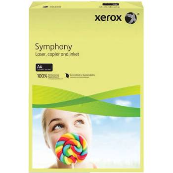 Цветен картон Xerox Жълт A4 250 л. 160 g/m2 (A4 250)