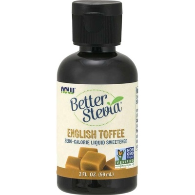 Foods NOW Better Stevia Liquid Anglický karamel 59 ml