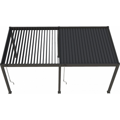 Outdoor Creations Hliníková pergola s lamelami ORION 360x530cm 6 stojek Antracit