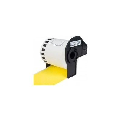 PRINTLINE kompatibilné etikety s Brother DK-22606, žltá filmová rolka 62 x 15,24m 100% novy kompatibil