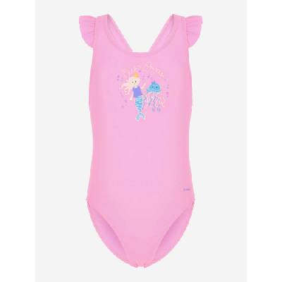 JOSS Цял бански Little Girls All-Over Printed