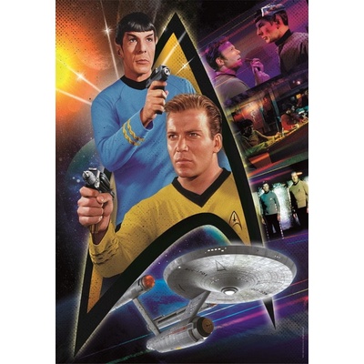 CLEMENTONI Star Trek: Kirk a Spock 500 dílků – Zboží Mobilmania