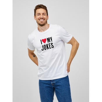 ZOOT. Original Бяла мъжка тениска ZOOT. Original Обичам шегите си ZOOT. Original | Byal | МЪЖЕ | S