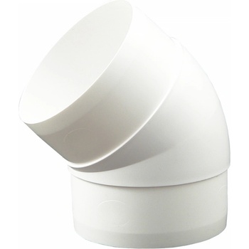 Image 1 of Dalap Кръгло pvc коляно 45° за разклоняване на въздуховоди Ø 125 мм (591)