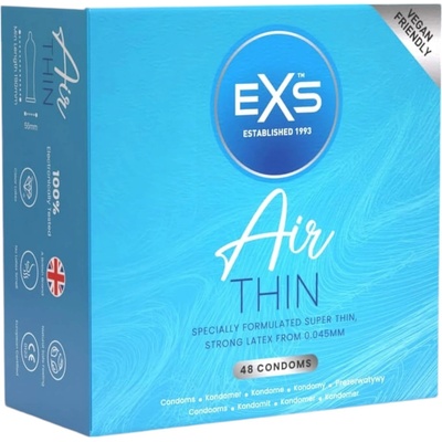 EXS Condoms Air Thin - ултра тънък латексов презерватив (48 броя)