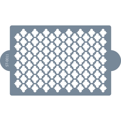 Cukrářská šablona (Stencil) Geometrická mřížka