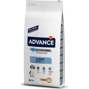 Affinity Advance Medium Adult Light - за кучета с наднормено тегло и или са изложени на риск от затлъстяване, пилешко месо, Испания - 12 кг