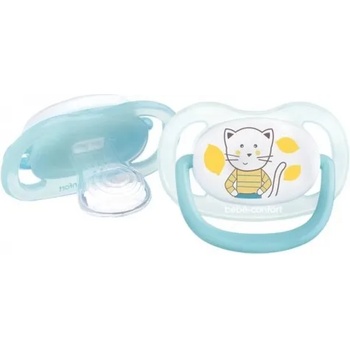 Bebeconfort Силиконови залъгалки Bebe Confort - Physio Air, 2 броя, 6-18м, The Gardener Blue/Yellow (3104201880)