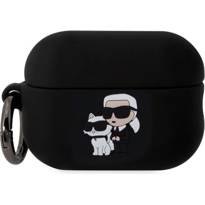 Karl Lagerfeld 3D Logo NFT Karl and Choupette Silikonové Pouzdro pro AirPods Pro 2 KLAP2RUNKC – Zboží Živě