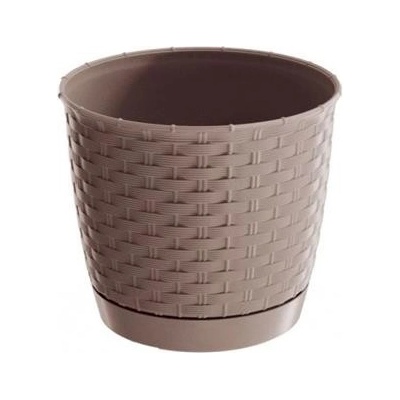 Kvetináč RATOLLA round mocca 19x16,5cm