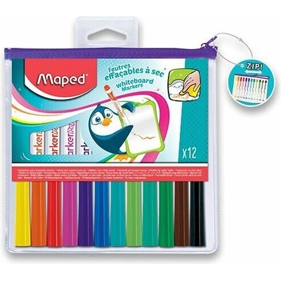 Maped - Popisovač WB Dry Erase Fun Colours 12 barev