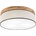 Brilagi - LED Плафон BELLADONNA 3xE27/15W/230V Ø 50 см кремав/дъб (BG1361)