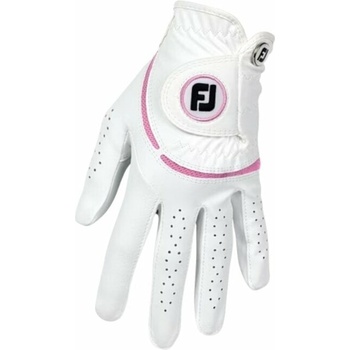 Footjoy Weathersof Golf White/Pink Лява ръка M/L Дамски ръкавици (66212E-468-ML)