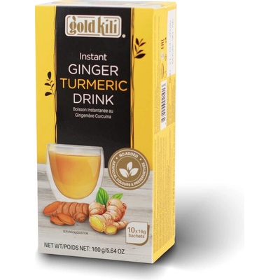 GOLD KILI Instantný zázvorový čaj s kurkumou 160 g