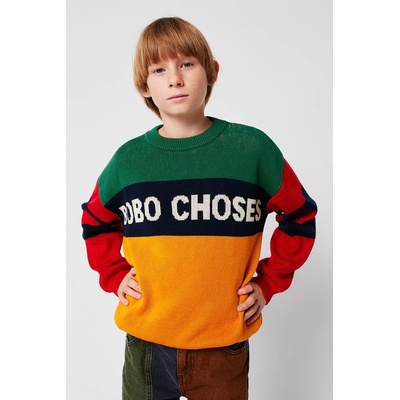 Bobo Choses Детски памучен пуловер Bobo Choses (225AC109)
