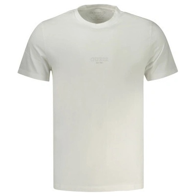 Guess Jeans Stylové pánské tričko s krátkým rukávem White