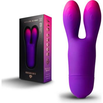 Image 1 of Вибратор с гъвкави ушички за двойна стимулация, 13, 2см. - Glo-Girl Bunny (ROCKS00447)