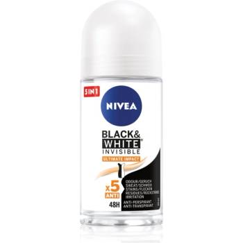 Nivea Invisible Black & White Ultimate Impact рол-он и антиперспирант за жени 50ml