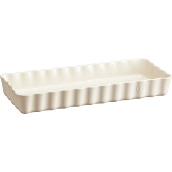 Image 1 of Emile Henry Тава за тарт 15 × 36 cм, кремава, глина, Emile Henry (EH026034)