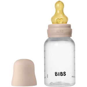 BIBS Бебешка бутилка РР с аксесоари Bibs - Blush, каучук, 150 ml (5016244) - baby