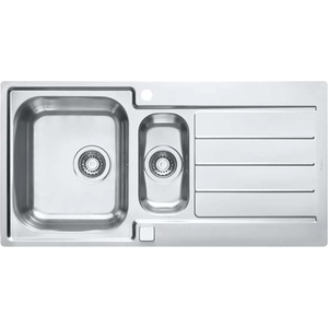 Alveus Line Maxim - Мивка 99x51 см, с регулиране на оттока, от неръждаема стомана 1085952 (1085952) Мивка за вграждане