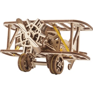 UGears Механичен 3D модел UGears Мини самолет двуплощник