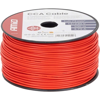 Amio 04450 Vodič reproduktoru jednožilový CCA 1x0.75mm2 100m