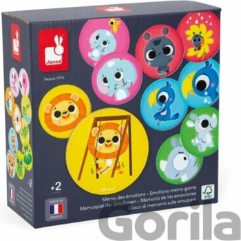 Janod Pexeso pre detia Memo Emócie a priraďovanie 24 ks