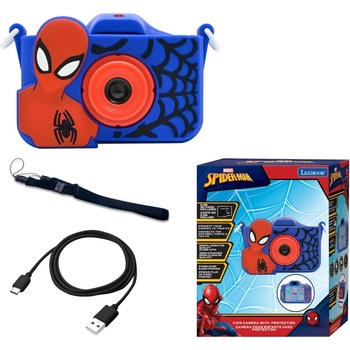 Lexibook Детски фотоапарат с протектор Lexibook - Spider-Man (DJ078SP)