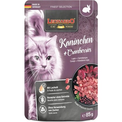 Leonardo králík s brusinkami 85 g