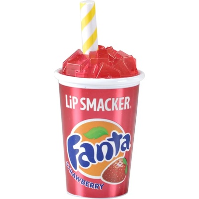 Lip Smacker Fanta Strawberry стилен балсам за устни в чашка вкус Strawberry 7.4 гр