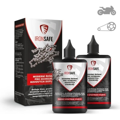 IRONSAFE Mazanie reťaze MOTO 2 x 100 ml