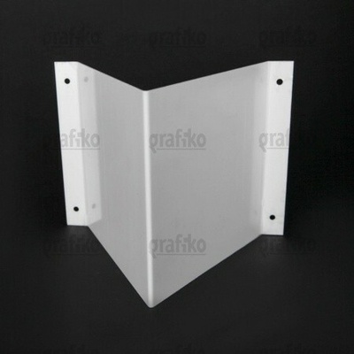 Grafiko | Úhlový držák čtvercový (3D) - Materiál Hliník, Rozměr 200x200mm