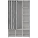 Tvilum Бяло-сив гардероб 105x180 cm Kit - Tvilum (9316349hg)