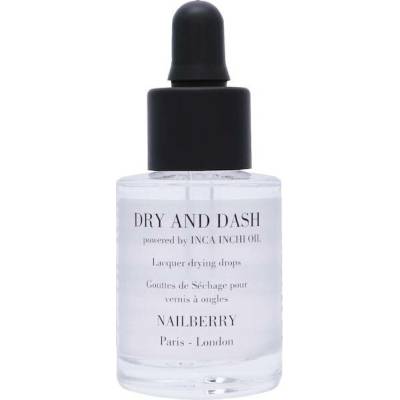 Nailberry - Dry and Dash with Inca Inchi Oil Laky na nehty 11 ml Bílá dámské
