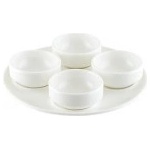 Bonna - Комплект купички от 5 порцеланови части с подложна чиния-GOURMET-(GRM 05SST) (0101928)