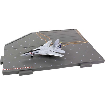 Forces of Valor Section #C deck + F-14A BuNo. 158988 VF-2 Bounty Hunters #216 CVW-14 USS Enterprise CVN-65 1977 1:200