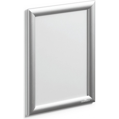 Durable zaklapávací rám, hliník, DIN A4, strieborný eloxovaný