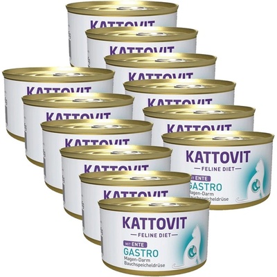 KATTOVIT Gastro консерви патица 12 x 85 г