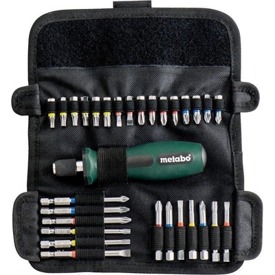 Metabo bity sada 30 ks so skrutkovačom v taške 626726000