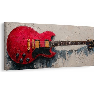 Obraz legendárna červená gitara SG