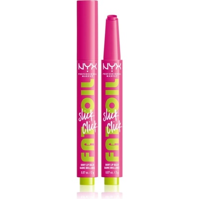 NYX Cosmetics Fat Oil Slick Click тониращ балсам за устни цвят 08 Thriving 2 гр