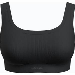 icebreaker Термо сутиен Icebreaker Merino Rib Lotus black